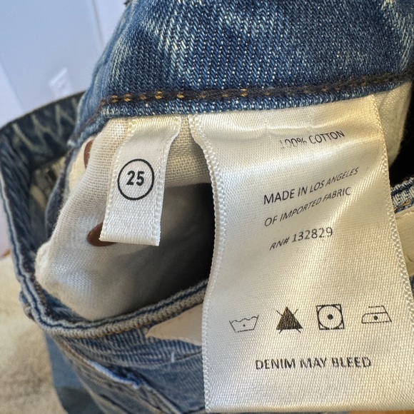 GRLFRND The Harlow high rise boot with slit hem in Blue Diamond size 25 - Picture 7 of 13